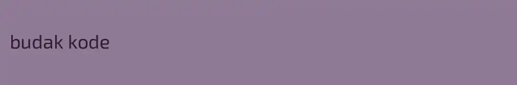 budak kode